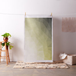 Lichtgele grijze ombaardgaas patroon stof