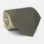 Lichtgele grijze ombaardgaas patroon stropdas (Opgerold)