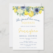 Lichtgele Lemon hoofd squeeze Vrijgezellenfeest Kaart (Voorkant)