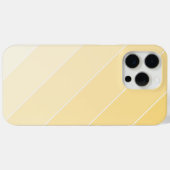 Lichtgele ombré Stripes Case-Mate iPhone Case (Achterkant (horizontaal))