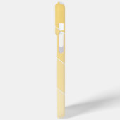 Lichtgele ombré Stripes Case-Mate iPhone Case (Achterkant / Links)