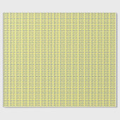 Lichtgele Plain Elegant Professioneel Dank u Cadeaupapier (Vlak)