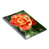 lichtgele roos notitieboek (Rechterzijde)