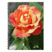 lichtgele roos notitieboek (Voorkant)