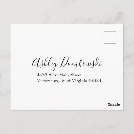 Lichtgele roze  lenteverbinding briefkaart (Achterkant)