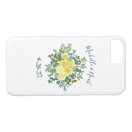 Lichtgele roze lenteverbinding Case-Mate iPhone case (Achterkant (Horizontaal))