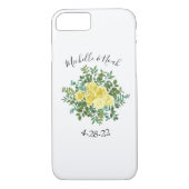 Lichtgele roze lenteverbinding Case-Mate iPhone case (Achterkant)