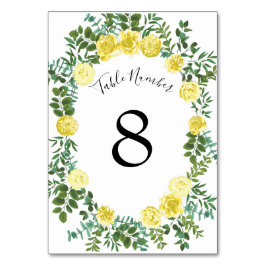 Lichtgele roze lenteverbinding kaart