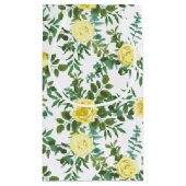 Lichtgele roze  lenteverbinding klein cadeauzakje (Achterkant)