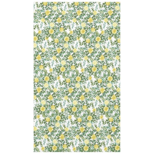 Lichtgele roze  lenteverbinding tafelkleed (Voorkant)