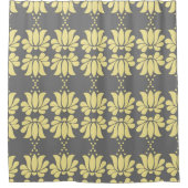 Lichtgele tegels douchegordijn (Voorkant)