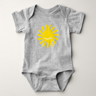 Lichtgele zon opgelucht leuk modern vrolijk romper