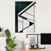 Lichtgeometrie Poster (Thuiskantoor)