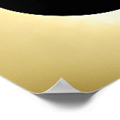 Lichtgevend Goud Poster (Hoek)