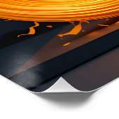 lichtgevend oneindig beeld perfect poster (Hoek)