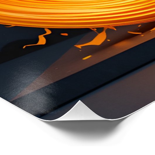 lichtgevend oneindig beeld perfect poster (Hoek)