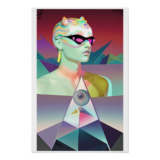 lichtgevend perfect poster (Voorkant)