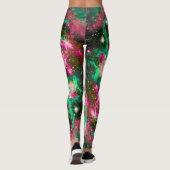 Lichtgevend stergebied overal druk Leggings (Achterkant)
