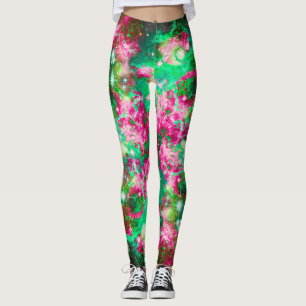 Lichtgevend stergebied overal druk Leggings
