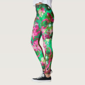 Lichtgevend stergebied overal druk Leggings (Links)