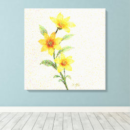 lichtgevend werk canvas afdruk