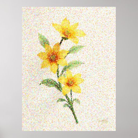 lichtgevend werk poster (Voorkant)