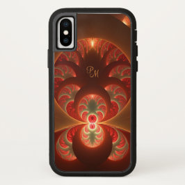 Lichtgevende abstracte moderne Fractal Art Initial Case-Mate iPhone Case