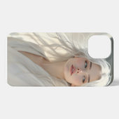 Lichtgevende Beschermer - Engel van Zilveren Dager iPhone Hoesje (Achterkant horizontaal)