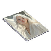 Lichtgevende Beschermer - Engel van Zilveren Dager Notitieboek (Rechterzijde)