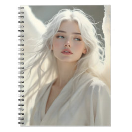 Lichtgevende Beschermer - Engel van Zilveren Dager Notitieboek