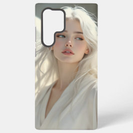 Lichtgevende Beschermer - Engel van Zilveren Dager Samsung Galaxy Hoesje