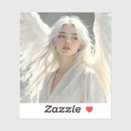 Lichtgevende Beschermer - Engel van Zilveren Dager Sticker