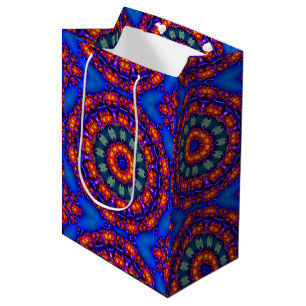 Lichtgevende blauwe caleidoscoop Medium Cadeauzakje