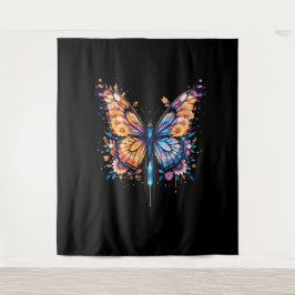 lichtgevende bloei wandkleed