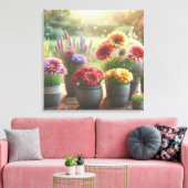 Lichtgevende Bloom Canvas Afdruk (Insitu (Woonkamer))