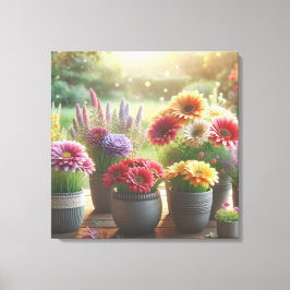Lichtgevende Bloom Canvas Afdruk