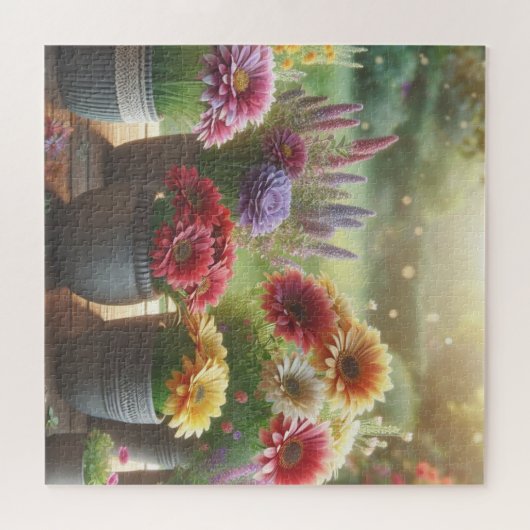 Lichtgevende Bloom Legpuzzel (Horizontaal)