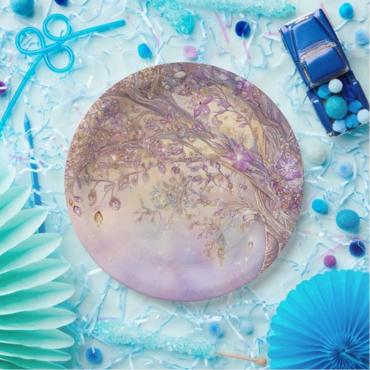 lichtgevende bosservetten papieren bordje (Feest)