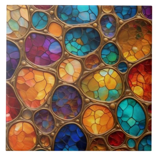 lichtgevende cellen tegeltje (Voorkant)