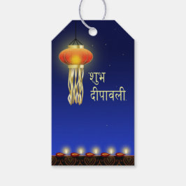 Lichtgevende Diwali Lamp - Cadeau Label Cadeaulabel