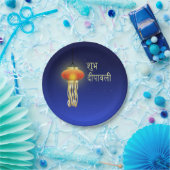 Lichtgevende Diwali Lamp - Papier Bord (Feest)