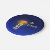 Lichtgevende Diwali Lamp - Papier Bord (Gekanteld)