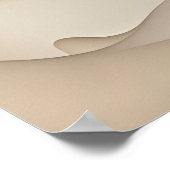 "Lichtgevende Elegantie" | Neutrale tonen Fluid Ar Poster (Hoek)
