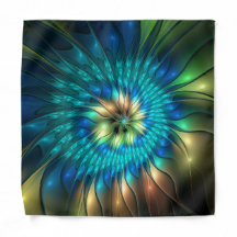 Lichtgevende Fantasie Bloem, Kleurrijke Abstracte 