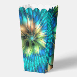 Lichtgevende Fantasie Bloem, Kleurrijke Abstracte  Bedankdoosjes