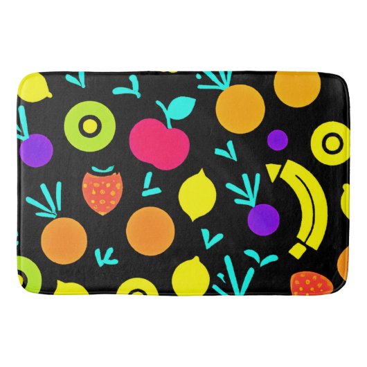 Lichtgevende Fruit Fiesta Badmat (Voorkant)