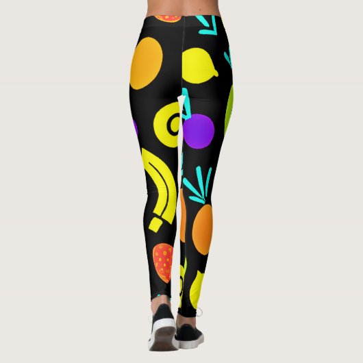Lichtgevende Fruit Fiesta Leggings (Achterkant)