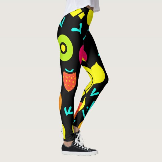 Lichtgevende Fruit Fiesta Leggings (Rechts)