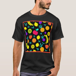 Lichtgevende Fruit Fiesta T-shirt