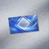 lichtgevende futuristische tech-Logo Magnetisch Visitekaartje (Voorbeeld)
